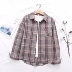 شومیز چهارخونه اسپرت